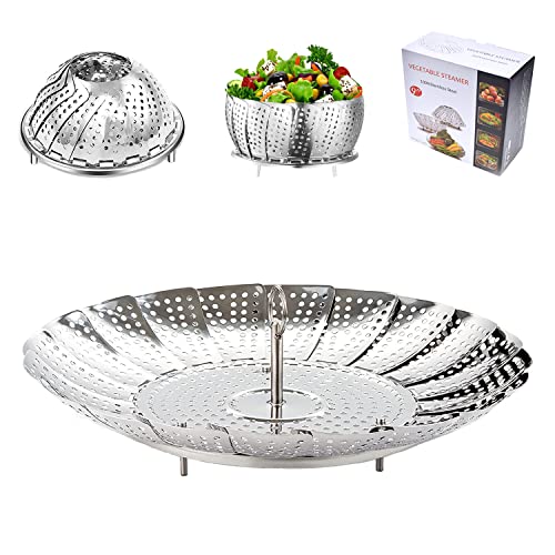 metal-steamers BangShou Steaming Basket for Cooking, 9'' Stainles