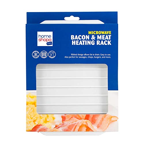 microwave-plates Homeshopa Microwave Bacon Rack, Meat Heating Rack
