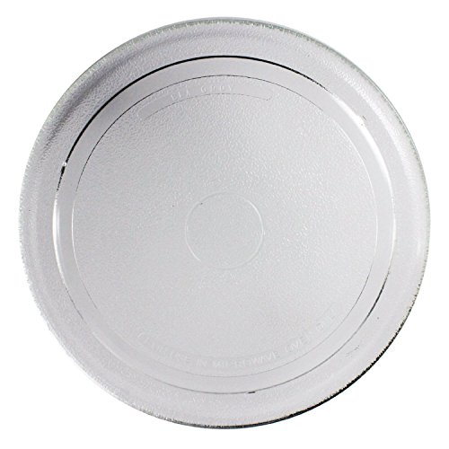 microwave-plates SPARES2GO Smooth Glass Turntable Plate Compatible