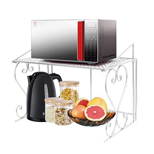 microwave-shelves P&B Stable Microwave Shelf Stand Metal Microwave O