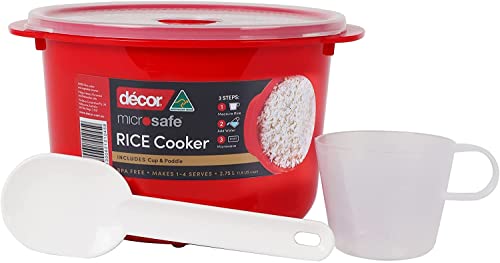 microwave-steamers Décor Microwave Rice Cooker & Vegetable Steamer w