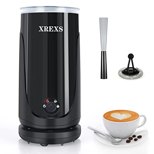 milk-steamers Electric Milk Frother, XREXS 4 in 1 Automatic Milk