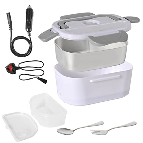 mini-microwaves Electric Lunch Box, 2 in 1 Dual Use Food Warmer Po