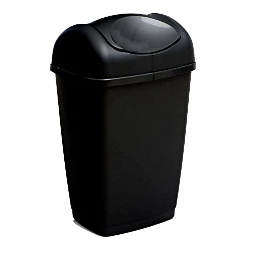 plastic-bins Easy Shopping® 50L Swing Top Bin Plastic Waster P