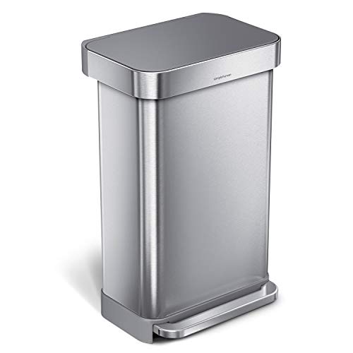 rectangular-bins simplehuman CW2080 45L Rectangular Kitchen Pedal B