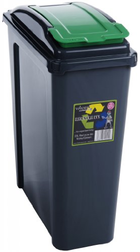 recycling-bins Wham Recycling Bin Slim Kitchen Trash Can Rubbish