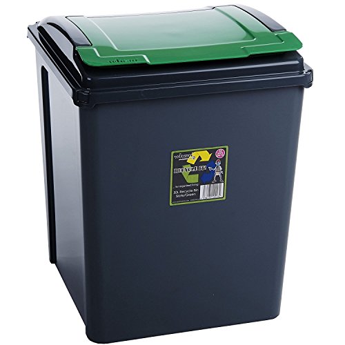 recycling-bins Whatmore 124595 50L Recycling Bin & Lid - Graphite