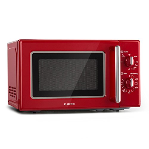 red-microwaves Klarstein Caroline Microwave - Microwave Grill Com
