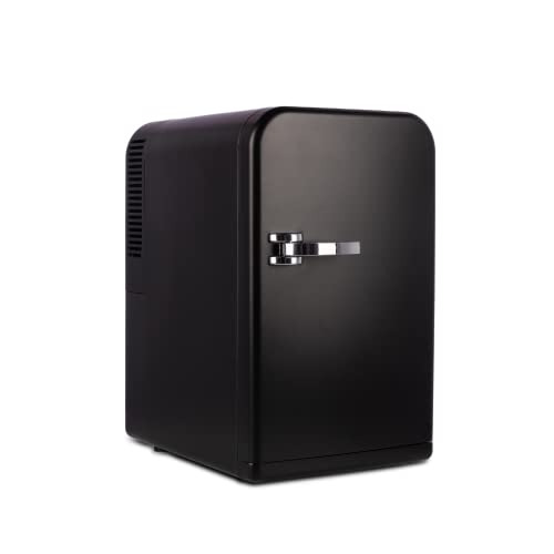 retro-fridge-freezers 15 Litre Mini Fridge Cooler and Warmer Black