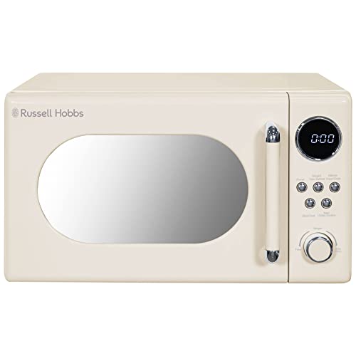 russell-hobbs-microwaves Russell Hobbs RHM2044C Retro 20 Litre Cream Digita