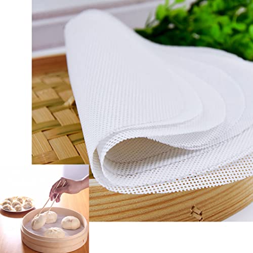 silicone-steamers Rolin Roly 5PCS Bamboo Steamer Liners Silicone Ste