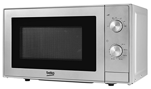 silver-microwaves Beko MOC20100S Solo Microwave, 20 Litre, 700 W, Si