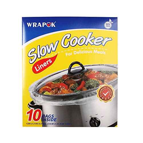 slow-cooker-bags WRAPOK Slow Cooker Liners Kitchen Disposable Cooki