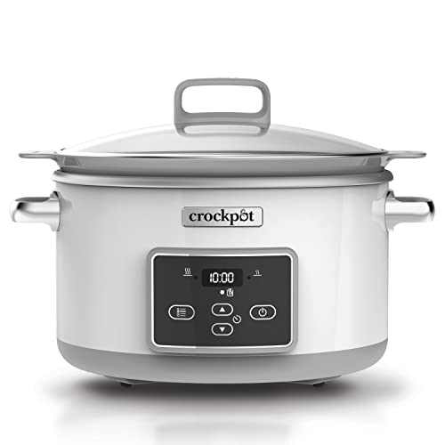 slow-cooker-timers Crockpot DuraCeramic Digital Saute Slow Cooker wit