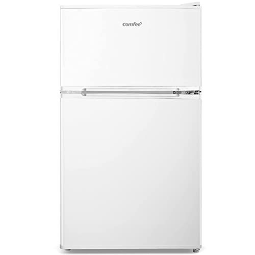small-fridge-freezers COMFEE' RCT87WH1(E) Under Counter Fridge Freezer,