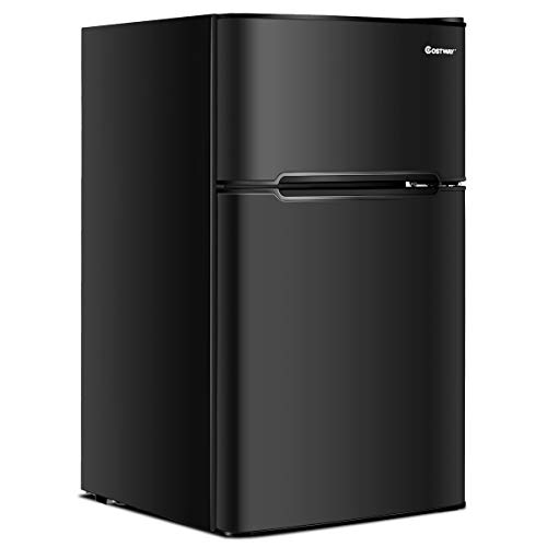 small-fridge-freezers COSTWAY 90L Freestanding Undercounter Refrigerator