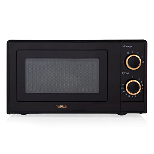small-microwaves Tower T24029RG 17L Manual Microwave with 700W Powe