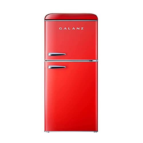 smeg-fridges Galanz RFFK006C 215L Retro Fridge Freezer - Red RF