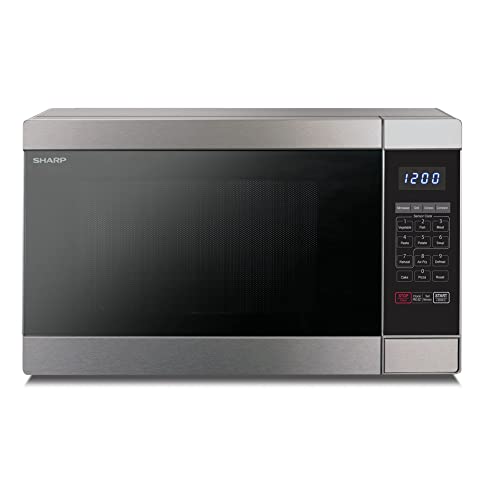 stainless-steel-microwaves SHARP, R956SLM, 1000 W, 42 litres, Combination Mic