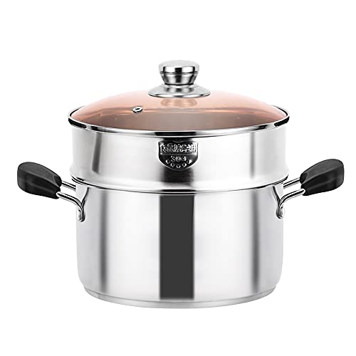 steamer-pots Steamer,Stainless Steel Cookware 2-Layer Steamer P
