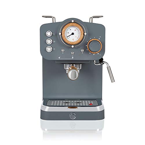swan-coffee-machines Swan Espresso Machine, 15 Bars of Pressure, Milk F