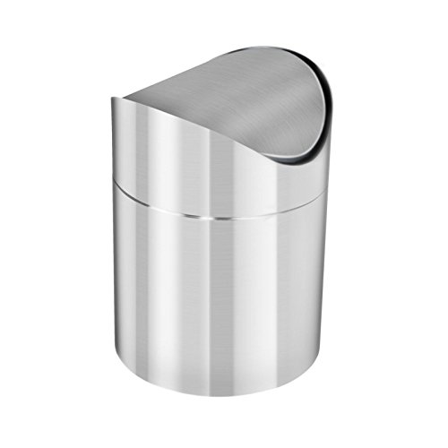 tea-bag-bins GEEZY 1.5L Stainless Steel Table Top Waste Recycli