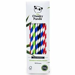 the-best-cocktail-straws Paper Drinking Straws | Made from Bamboo | Pack of 100 Multicoloured | 100% Biodegradable, Plastic-Free, Eco-Friendly, Strong & Sustainable - The Cheeky Panda