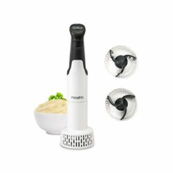 the-best-electric-hand-blender Masha Official Electric Potato Masher Hand Blender 3-in-1 Multi Tool Blends Purees Whisks | Immersion Mixer | Perfectly Blends & Purees Baby Food | Vegetables & Potatoes | Soup Makers