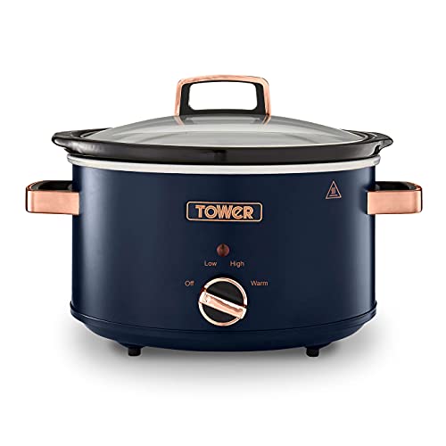 tower-slow-cookers Tower T16042MNB Cavaletto 3.5 Litre Slow Cooker wi