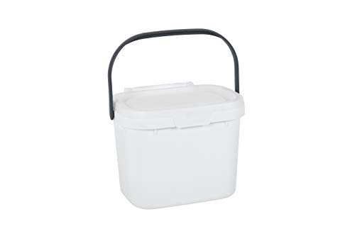 white-kitchen-bins Addis 518252 Everyday Kitchen Food Waste Compost C