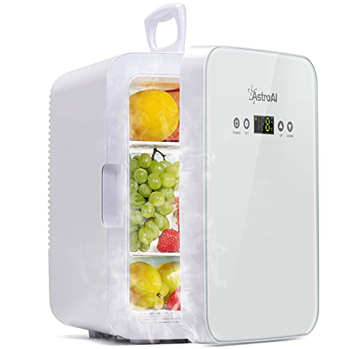 white-mini-fridges AstroAI Mini Fridge 10L Digital Temperature Contro