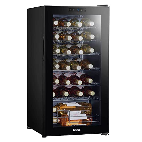 wine-fridges Baridi 28 Bottle Wine Cooler Fridge with Digital T