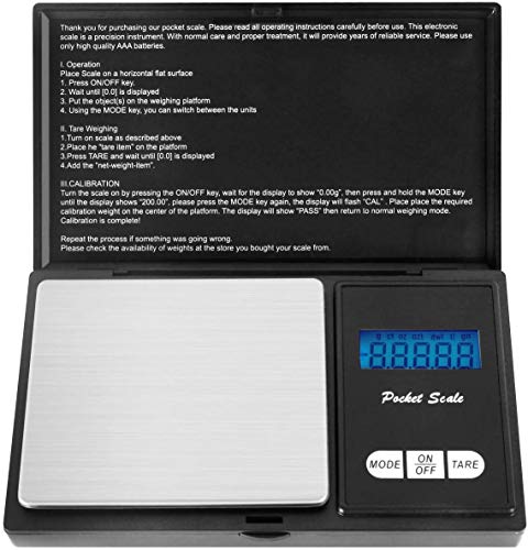 0-01g-scales Digital Pocket Scale 500 x 0.01g, Mini Scales 500g