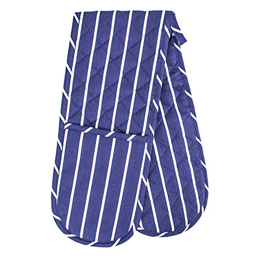 blue-oven-gloves Clay Roberts Oven Gloves, Blue Butchers Stripe, Do