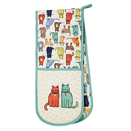cat-oven-gloves Ulster Weavers Catwalk Cotton Double Oven Gloves -