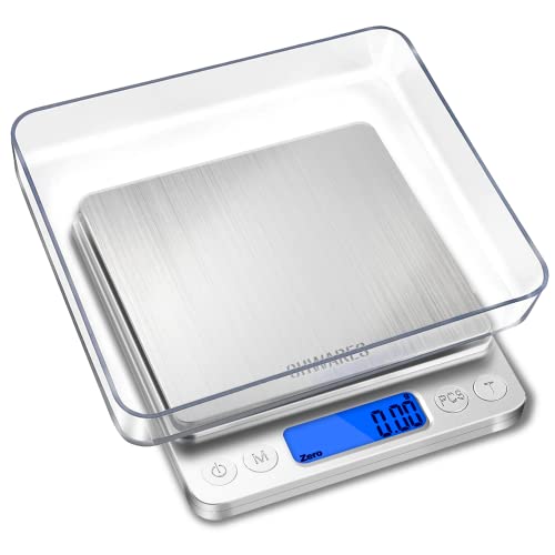 coffee-scales CHWARES Digital Kitchen Scales,USB charging, 3Kg/0