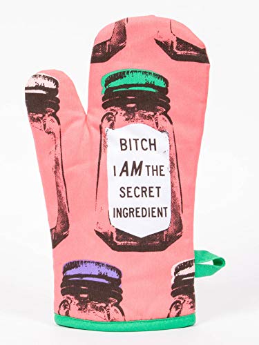 funny-oven-gloves Oven Mitt -"Bitch: I Am The Secret Ingredient"