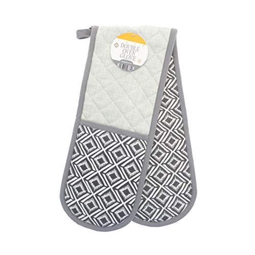 grey-oven-gloves Beamfeature Country Club Lemons Double Oven Gloves