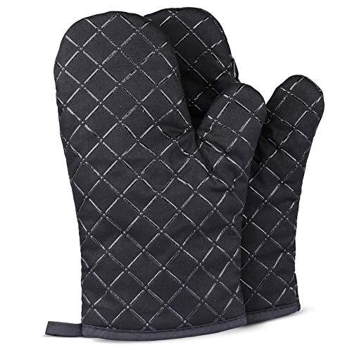 heat-resistant-oven-gloves Oven Gloves Heat Resistant Double Sided Non Slip S