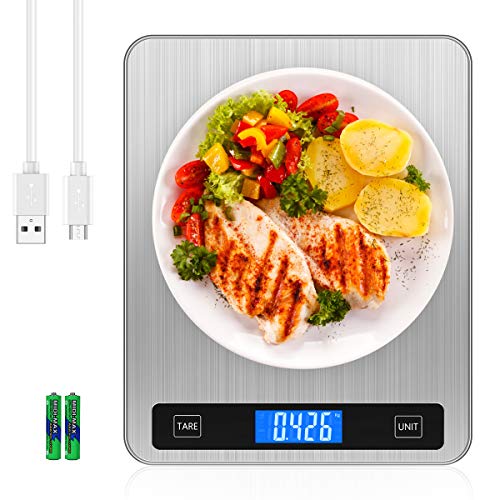 large-kitchen-scales Brifit Digital Kitchen Scale, 20kg/44lb Food Scale