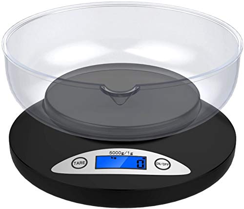large-kitchen-scales Digital Kitchen Scale, Ascher 5000g Electronic Coo