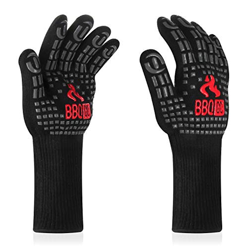long-oven-gloves INKBIRD BBQ Gloves Heat Resistant Grill Gloves, 80