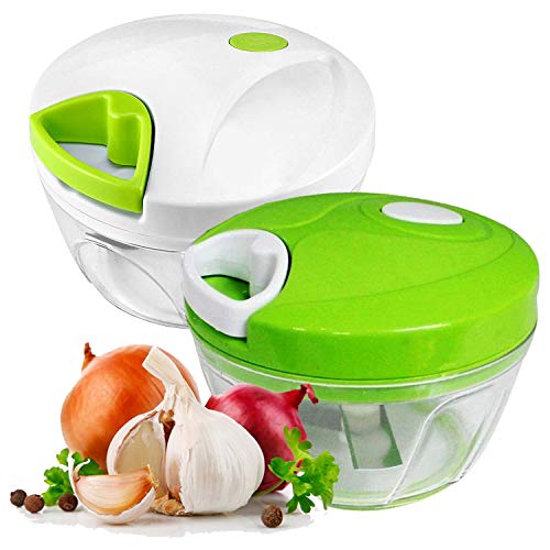 manual-food-processors Speedy Choppers Twin Pack - Hand Powered Manual Fo
