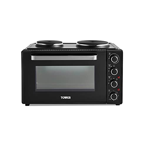 mini-oven-with-hobs Tower T14045 Mini Oven with Adjustable Temperature