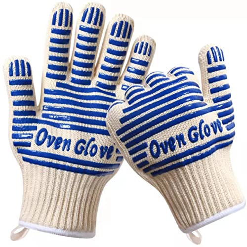 oven-gloves-with-fingers Oven Glove EN407 Certified 932 °F Oven Gloves Kit