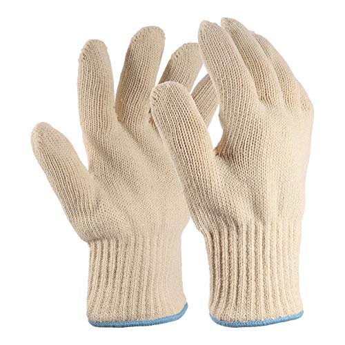oven-gloves-with-fingers Phoetya 2 Pcs/Set Heat Resistant Oven Gloves, Doub