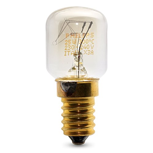 oven-light-bulbs 3 x PHILIPS 25w SES E14 Small Screw Cap Pygmy Lamp