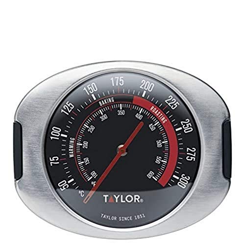 oven-thermometers Taylor Pro Oven Thermometer, Hanging Clip and Stan