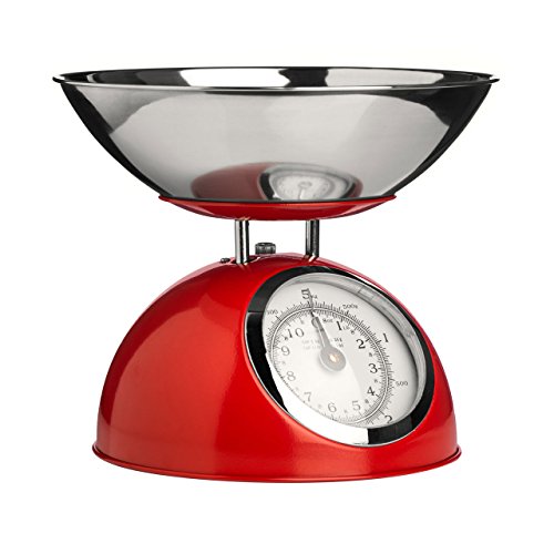 retro-kitchen-scales Premier Housewares Retro Kitchen Scales with Bowl