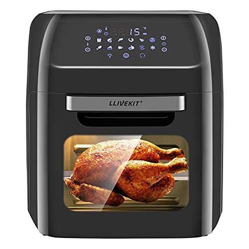 rotisserie-ovens LLIVEKIT 12L Large Air Fryer Oven, 1800W Family Si